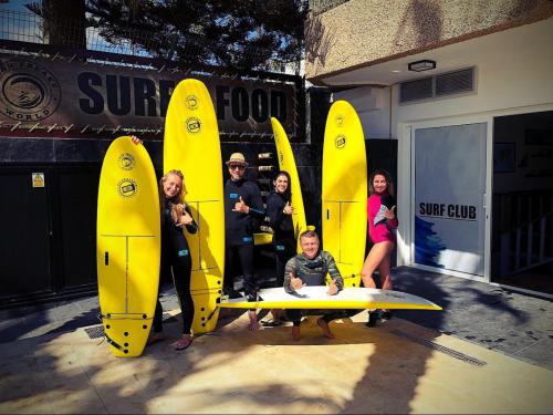 our surf team of surfing school