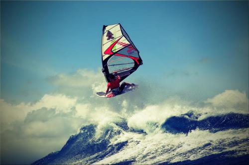 windsurfing waveriding
